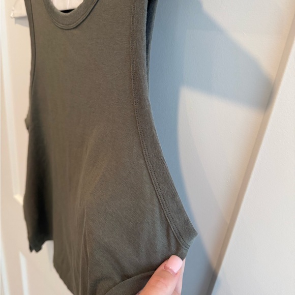 Classic-Fit Cotton-Blend Tank Top - lululemon army green - Picture 5 of 8